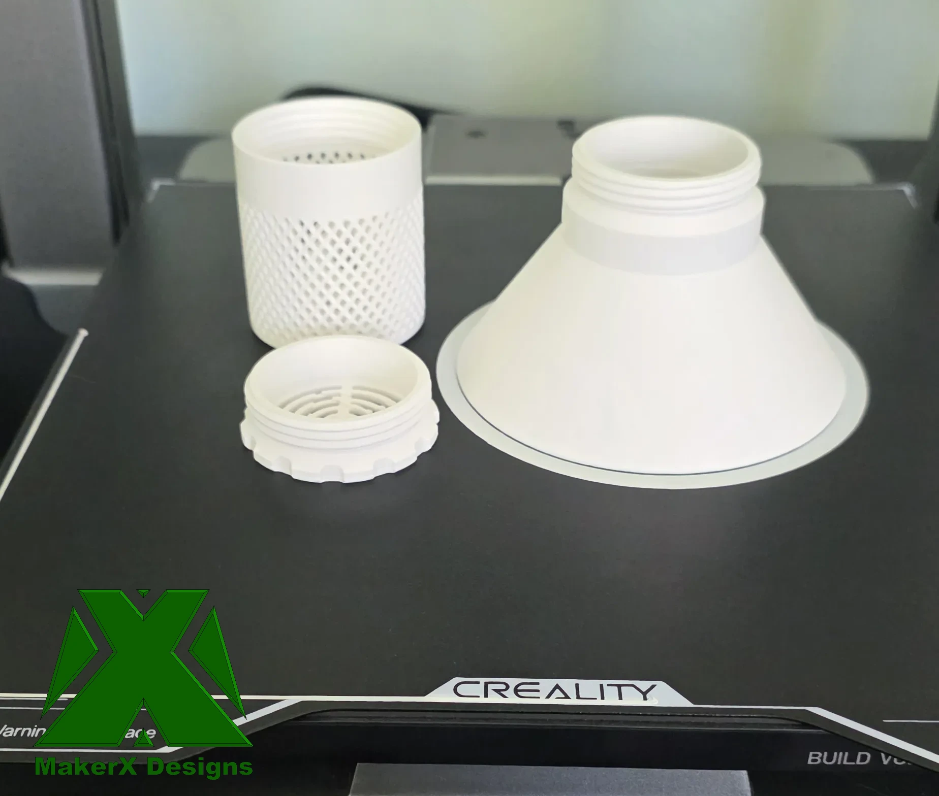 Desiccant holder as printed