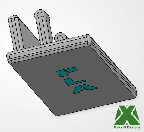 Filament Storage Side Labels model rendering