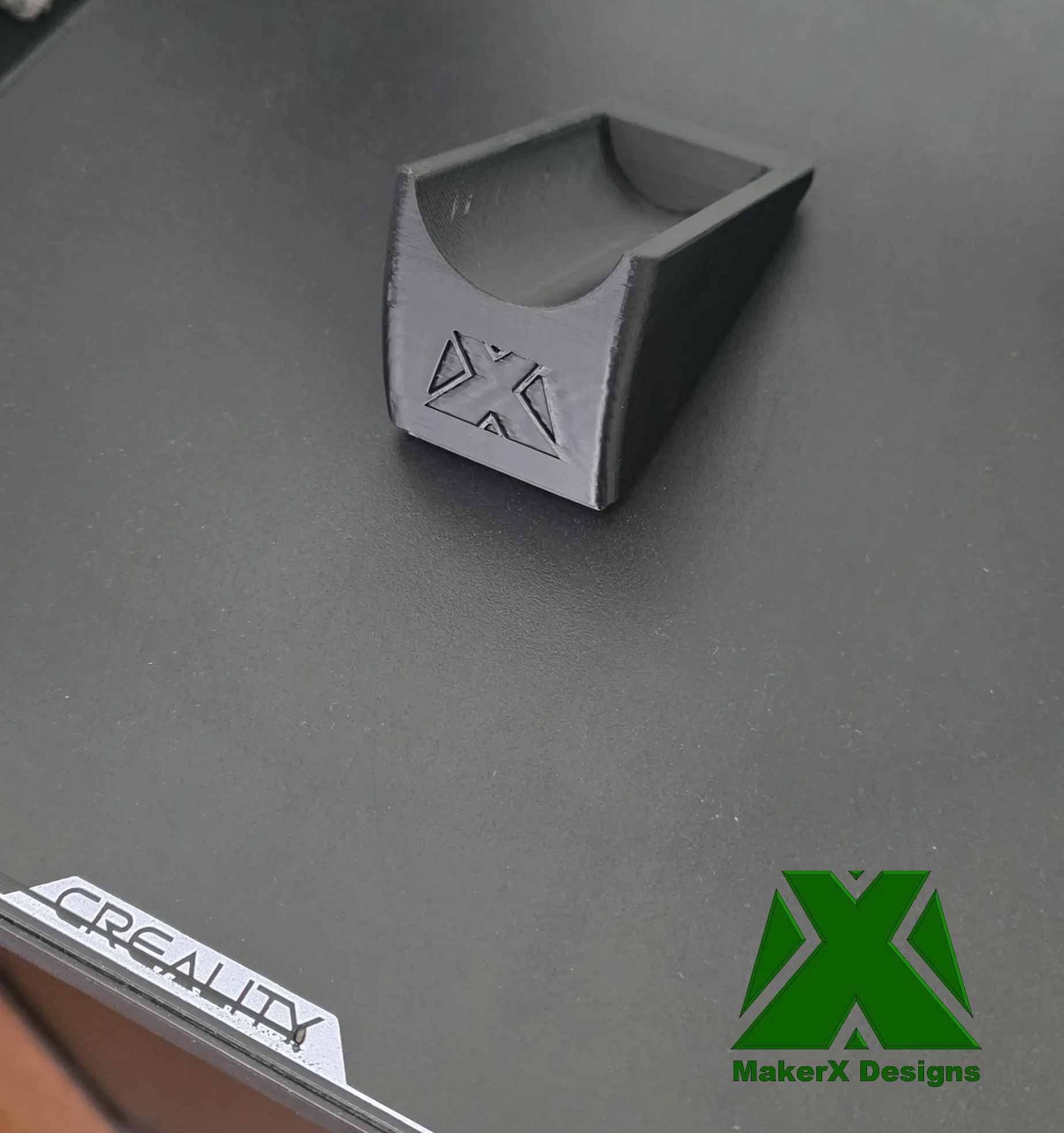 Gridfinity paint insert as printed on build plate